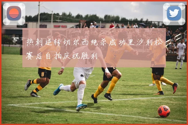 热刺逆转切尔西绝杀成功里沙利松赛后自拍庆祝胜利